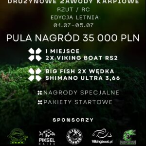Castle Lakes Cup - Zawody karpiowe - 01-05 lipca 2026
